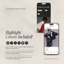 Fashion social media templates