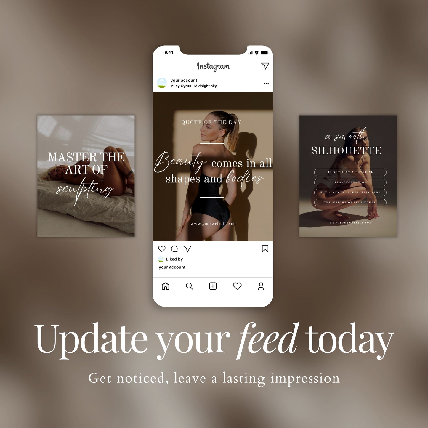 Body Sculpting Social Media Quotes