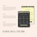 Body Sculpting Cavitation AfterCare Cards