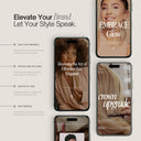 Beige Hairstylist social media template
