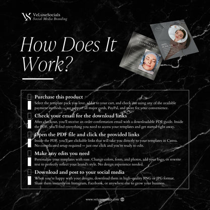 Mesotherapy social media templates