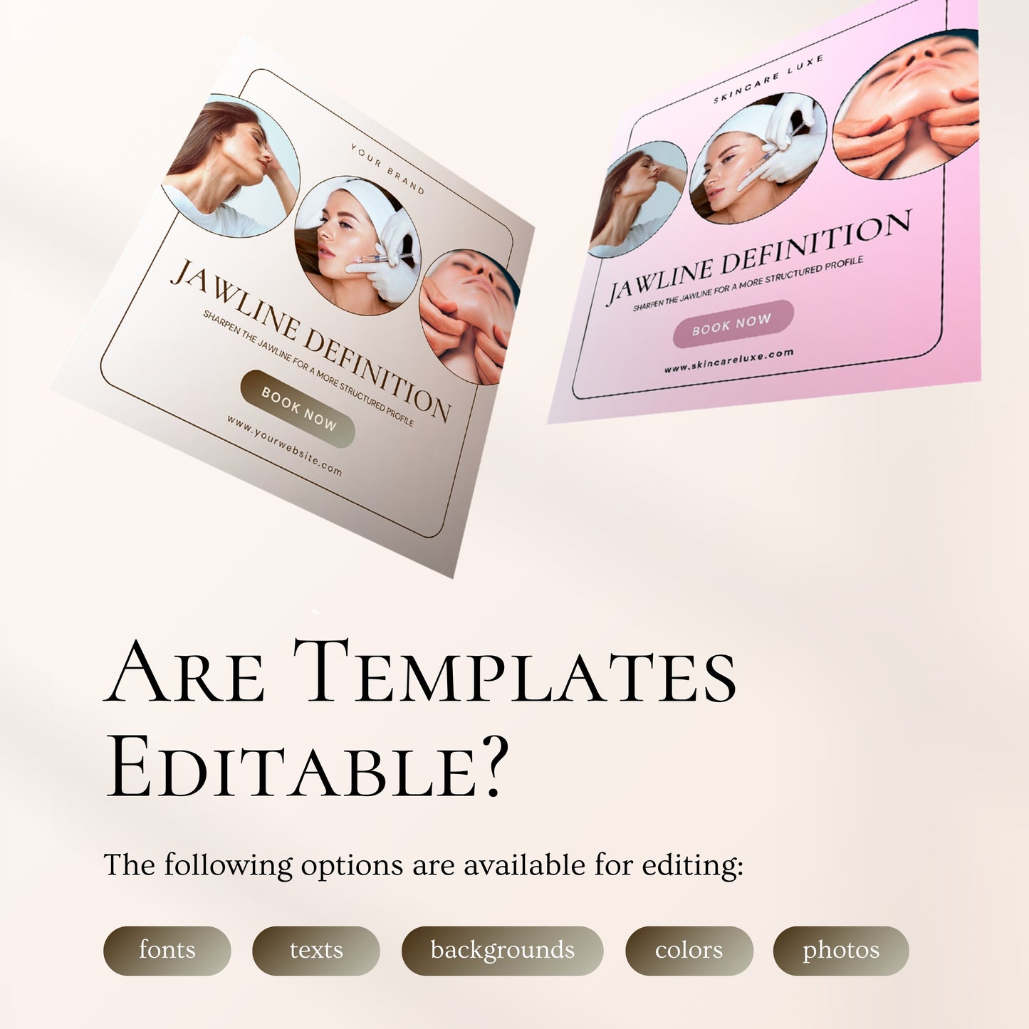 Botox&Fillers Instagram Templates