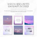 Purple Nail Technician Social Media Templates