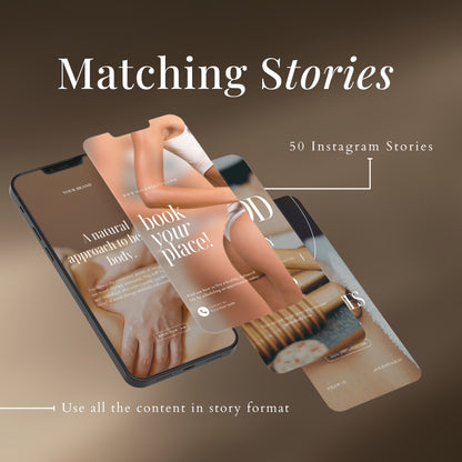 Wood Therapy Instagram Templates