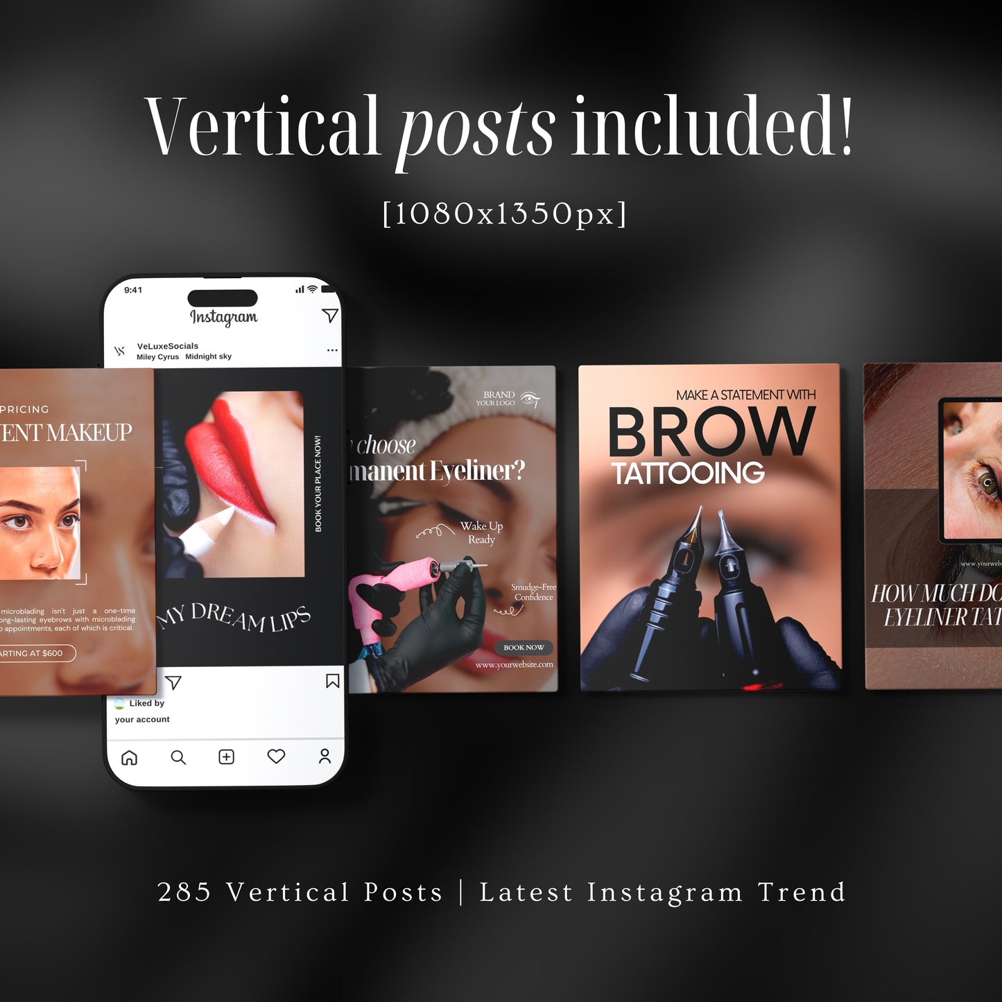 850 Permanent Makeup Social Media Bundle