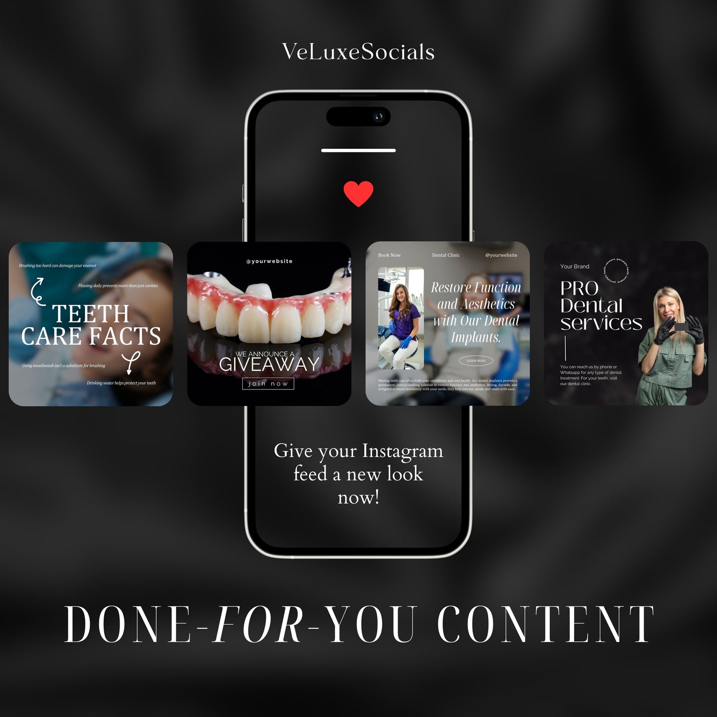 600 DENTAL CARE SOCIAL MEDIA BUNDLE
