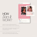 Fitness Girl Pink Social Media Template