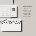 Permanent Makeup Brow Aftercare Card