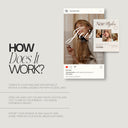 Beige Hairstylist social media template