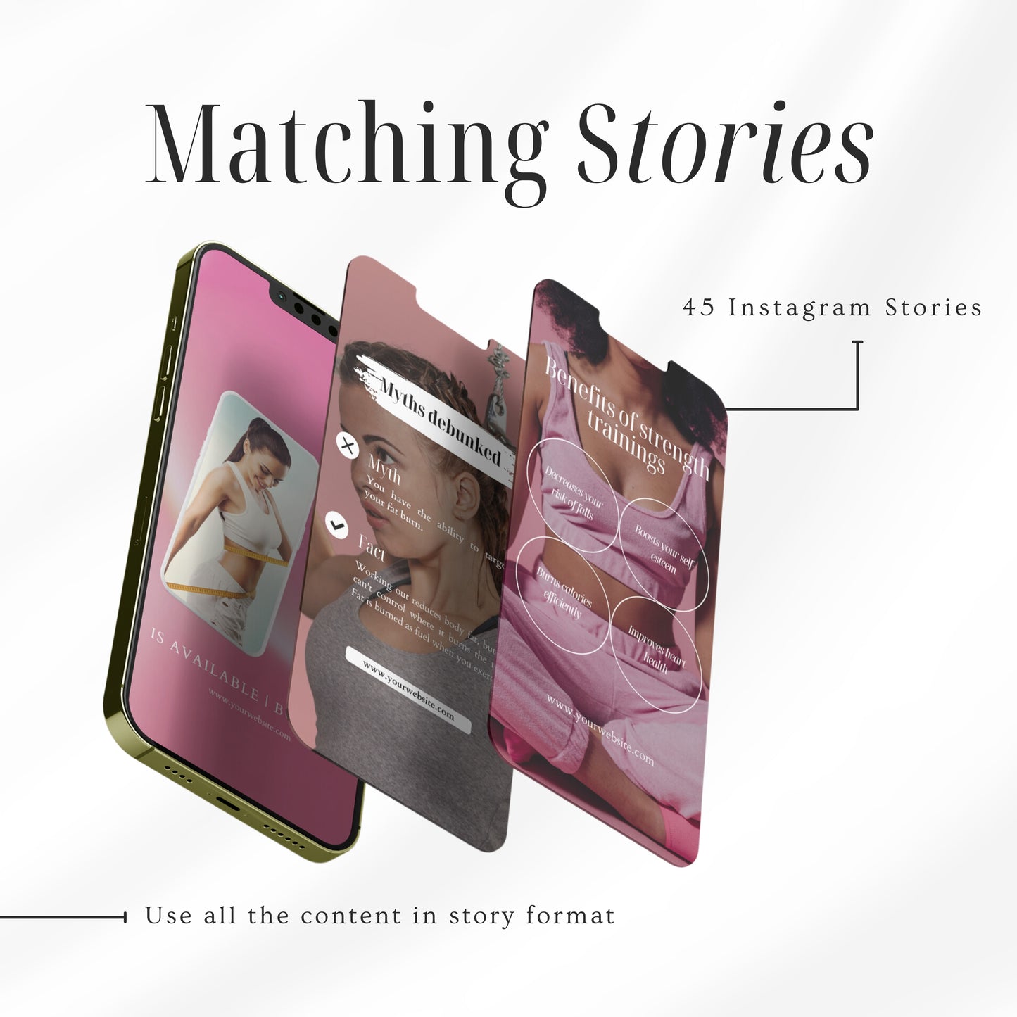 Fitness Coach Social Media Templates For Her