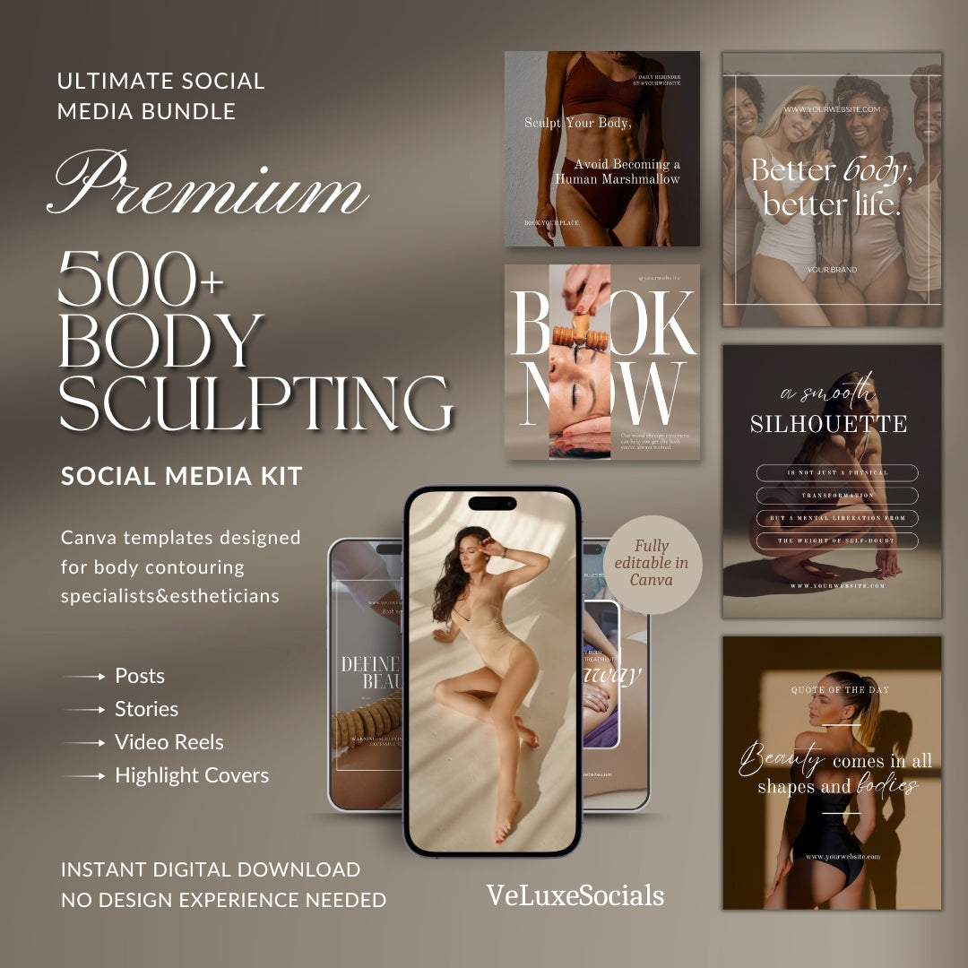500 Body Contouring Social Media Bundle