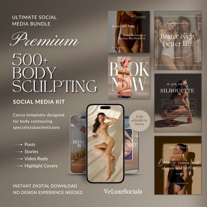 500 Body Contouring Social Media Bundle